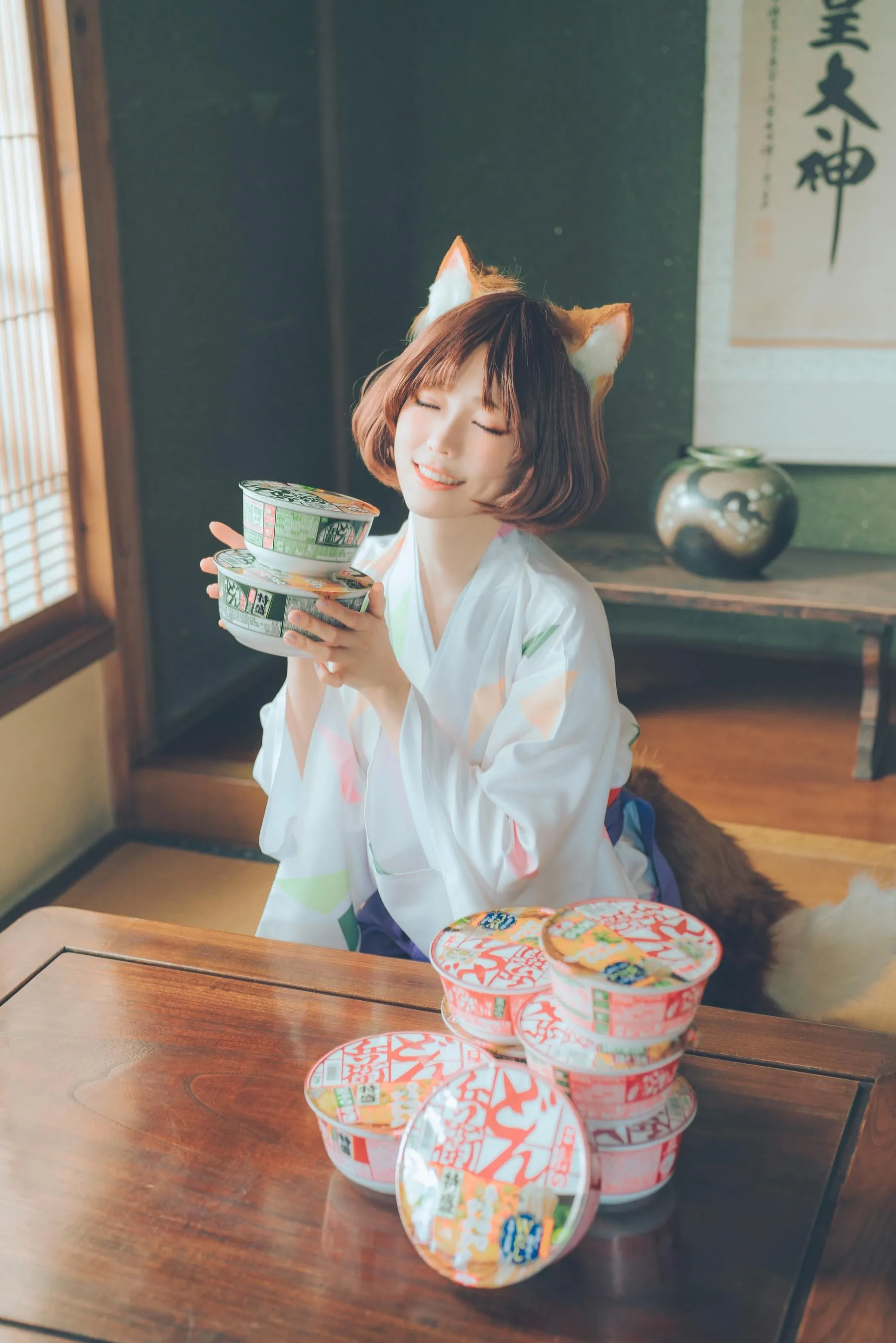ElyEE子 – NO.113 2023.July A-Dongitsune ~Taisho-era 大正小狐狸 [46P]插图5